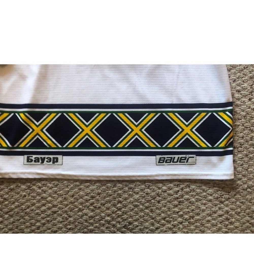 BAUER RUSSIAN Authentics KHIMIK VOSKRESENSK Hockey JERSEY XNMNK Size Med - Picture 5 of 7